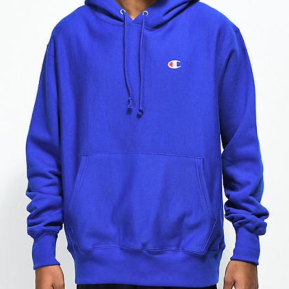 Champion | Shirts | New Royal Blue Champion Reverse Weave Hoodie | Poshmark